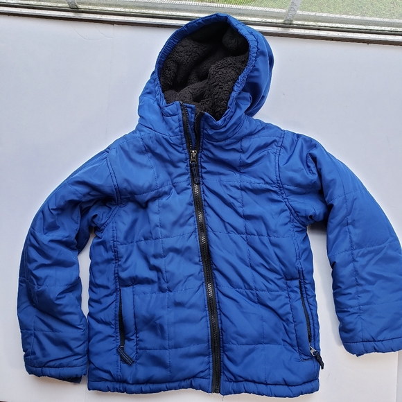 Kids Size 56 Winter Sherpa Lined Coat 